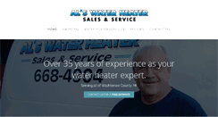 Desktop Screenshot of als-water-heaters.com